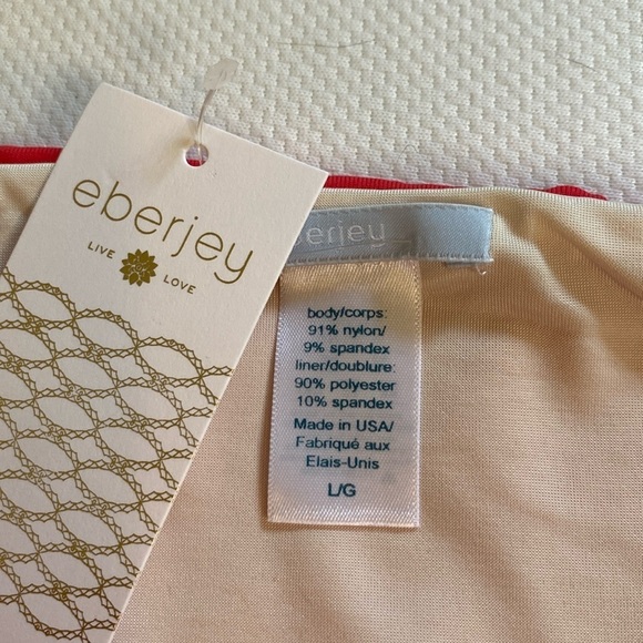 Eberjey So Solid Annia Bikini Bottom Hibis Large NWT - Picture 4 of 7